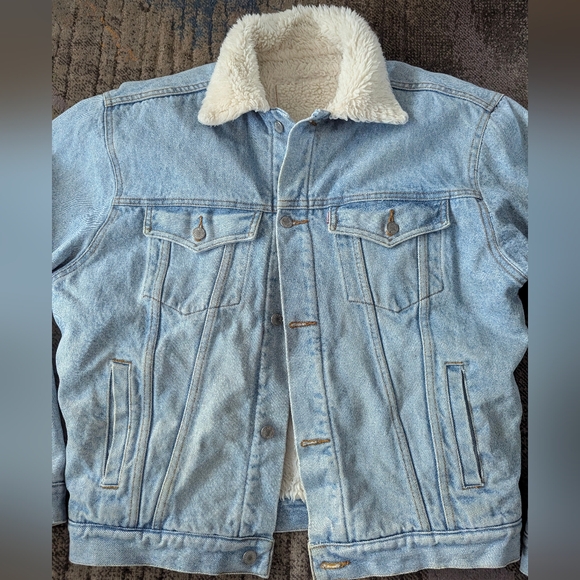 Levi's Other - Vintage Levi's Sherpa Denim Trucker Jacket